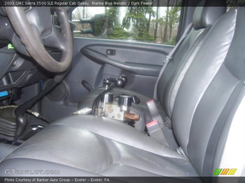 Marine Blue Metallic / Dark Pewter 2003 GMC Sierra 3500 SLE Regular Cab Dually