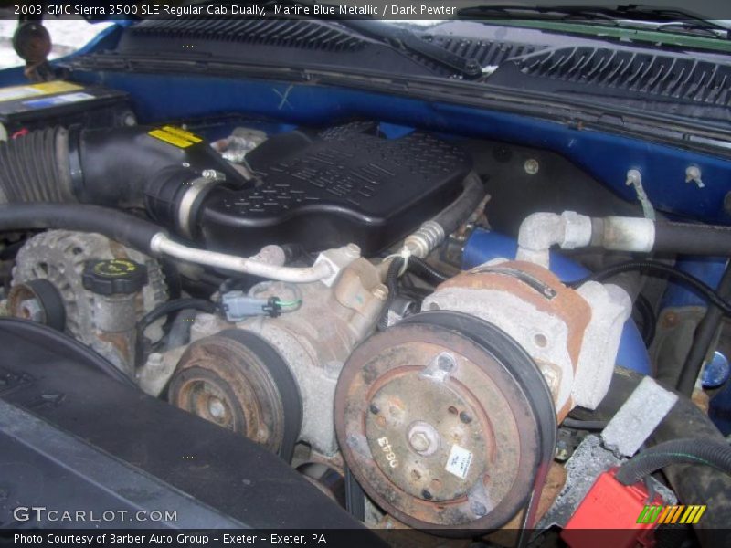  2003 Sierra 3500 SLE Regular Cab Dually Engine - 6.6 Liter OHV 32-Valve Duramax Turbo-Diesel V8