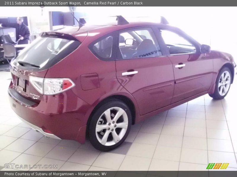 Camellia Red Pearl / Carbon Black 2011 Subaru Impreza Outback Sport Wagon