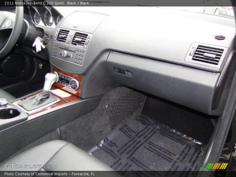 Black / Black 2011 Mercedes-Benz C 300 Sport