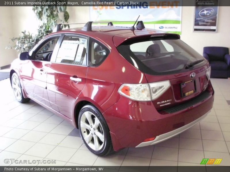 Camellia Red Pearl / Carbon Black 2011 Subaru Impreza Outback Sport Wagon