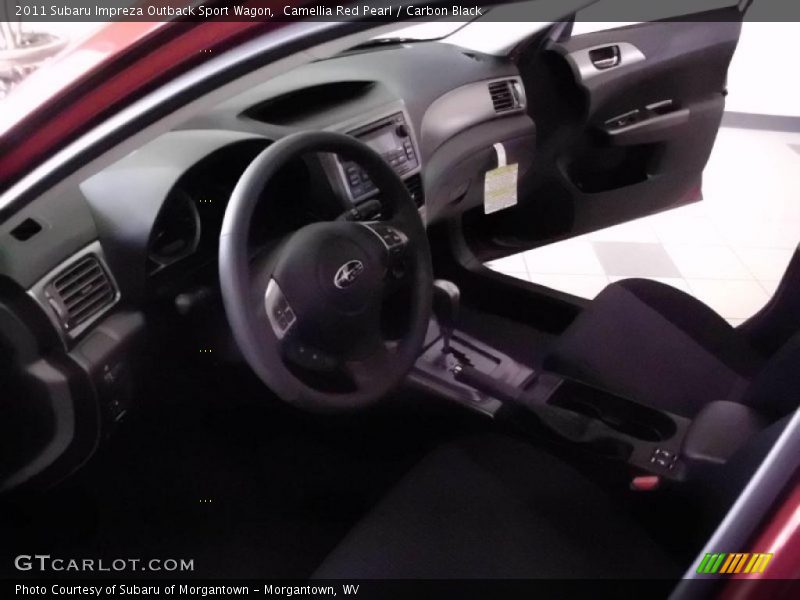 Camellia Red Pearl / Carbon Black 2011 Subaru Impreza Outback Sport Wagon