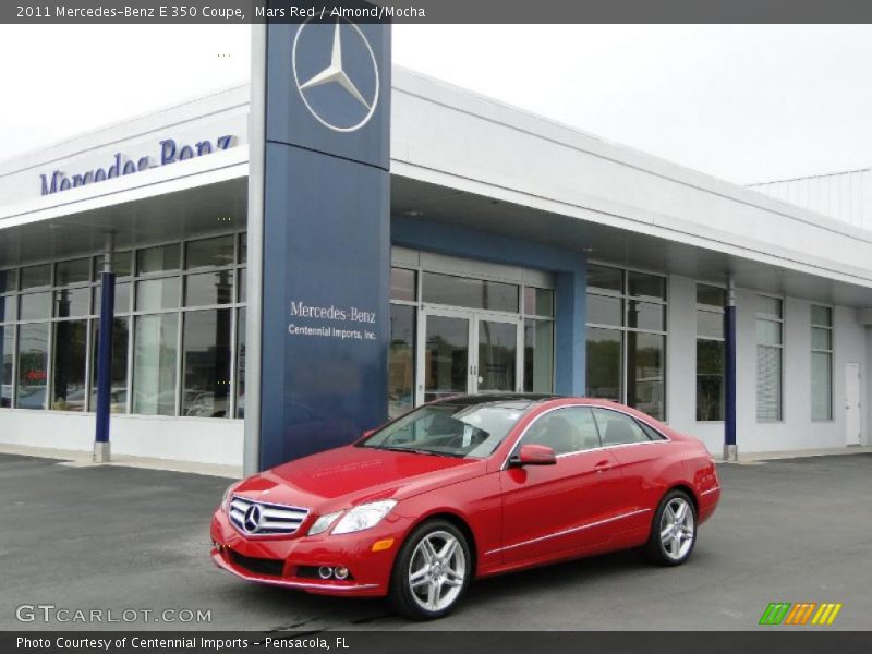 Mars Red / Almond/Mocha 2011 Mercedes-Benz E 350 Coupe