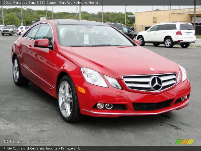 Mars Red / Almond/Mocha 2011 Mercedes-Benz E 350 Coupe