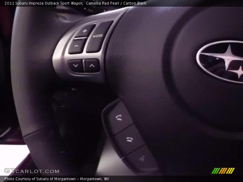 Camellia Red Pearl / Carbon Black 2011 Subaru Impreza Outback Sport Wagon