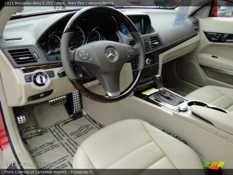 Mars Red / Almond/Mocha 2011 Mercedes-Benz E 350 Coupe