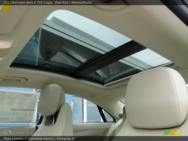 Mars Red / Almond/Mocha 2011 Mercedes-Benz E 350 Coupe