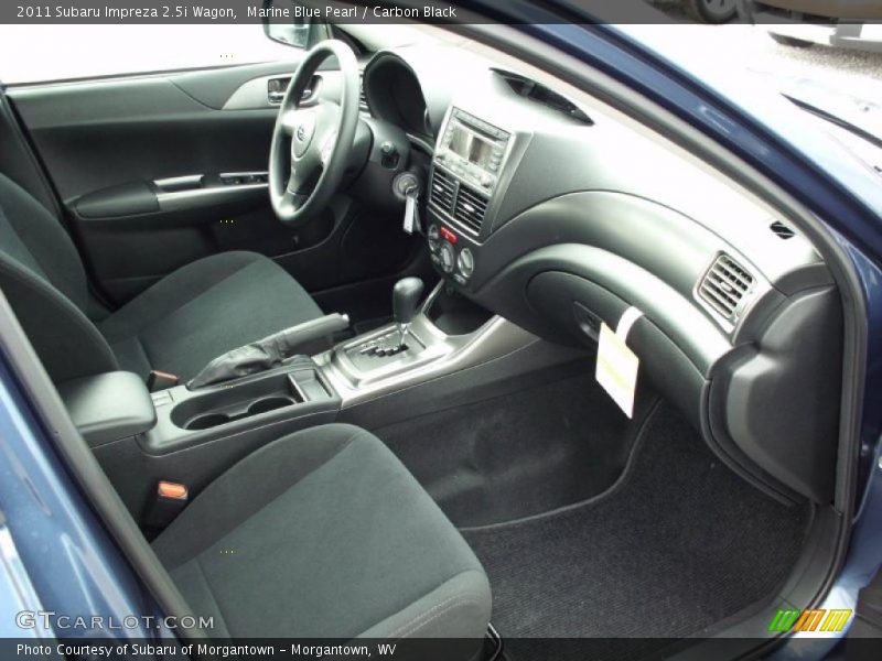 Marine Blue Pearl / Carbon Black 2011 Subaru Impreza 2.5i Wagon
