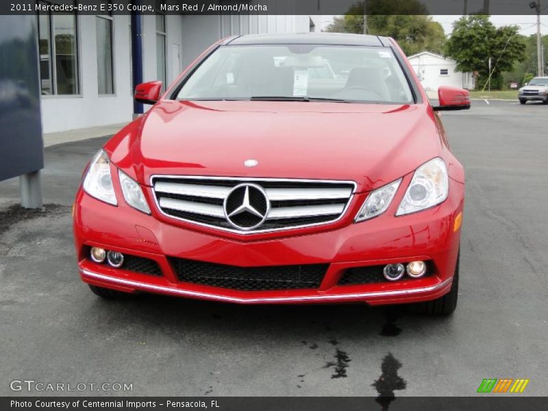 Mars Red / Almond/Mocha 2011 Mercedes-Benz E 350 Coupe