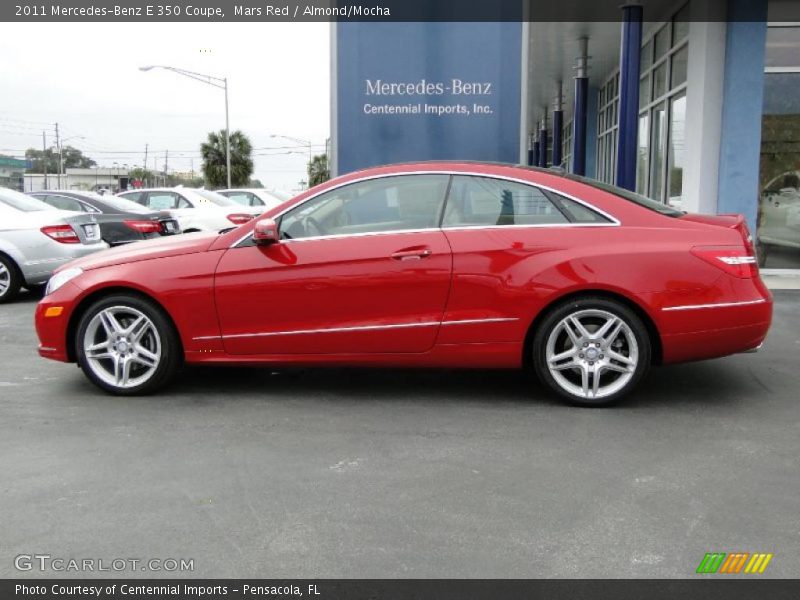 Mars Red / Almond/Mocha 2011 Mercedes-Benz E 350 Coupe