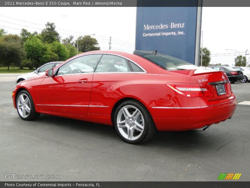 Mars Red / Almond/Mocha 2011 Mercedes-Benz E 350 Coupe