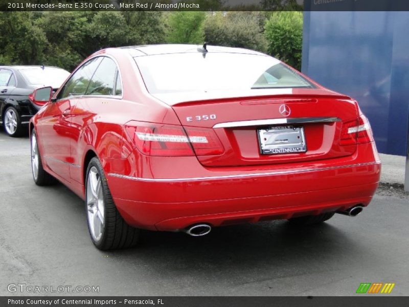 Mars Red / Almond/Mocha 2011 Mercedes-Benz E 350 Coupe