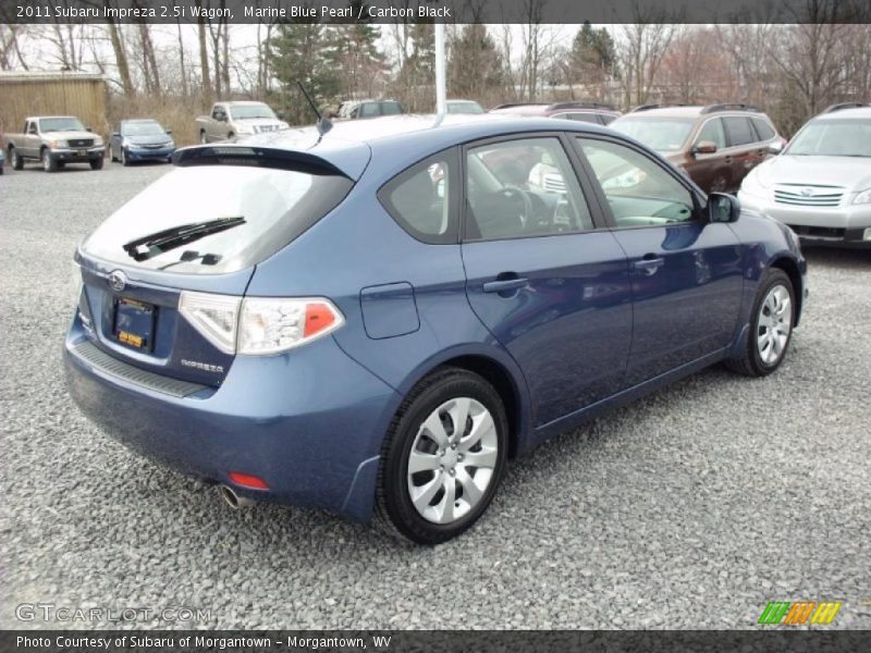 Marine Blue Pearl / Carbon Black 2011 Subaru Impreza 2.5i Wagon