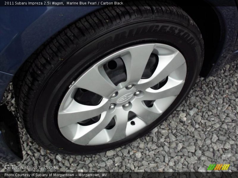 Marine Blue Pearl / Carbon Black 2011 Subaru Impreza 2.5i Wagon