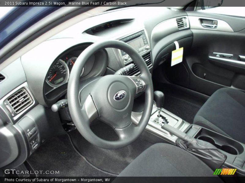  2011 Impreza 2.5i Wagon Carbon Black Interior