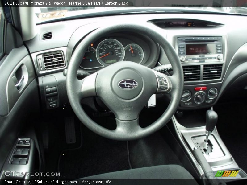 Marine Blue Pearl / Carbon Black 2011 Subaru Impreza 2.5i Wagon