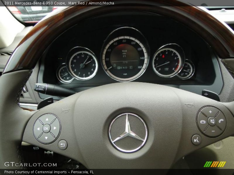 Mars Red / Almond/Mocha 2011 Mercedes-Benz E 350 Coupe