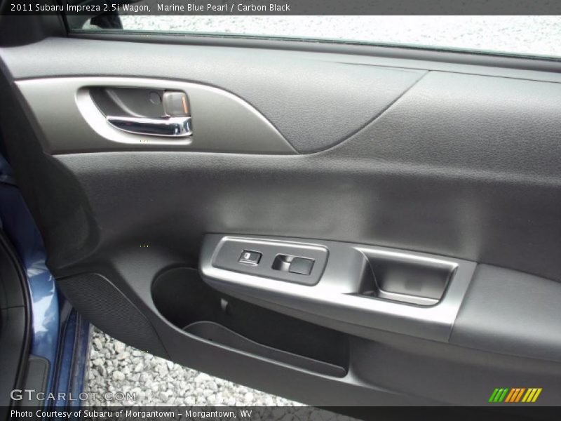 Marine Blue Pearl / Carbon Black 2011 Subaru Impreza 2.5i Wagon