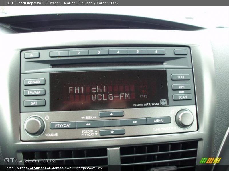 Marine Blue Pearl / Carbon Black 2011 Subaru Impreza 2.5i Wagon