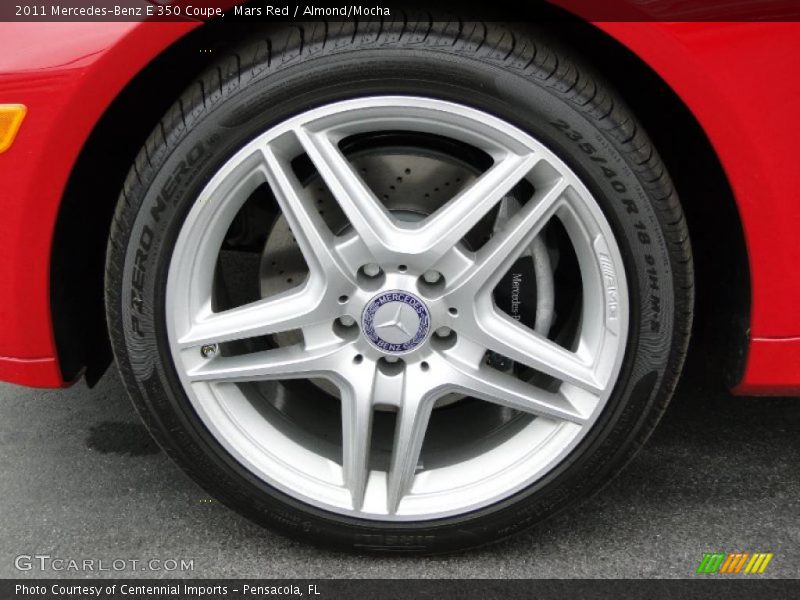 Mars Red / Almond/Mocha 2011 Mercedes-Benz E 350 Coupe