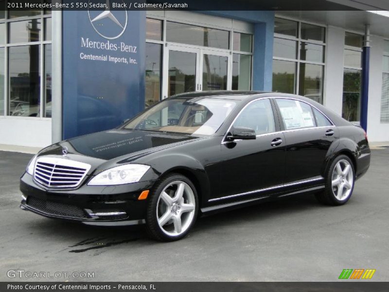 Black / Cashmere/Savanah 2011 Mercedes-Benz S 550 Sedan