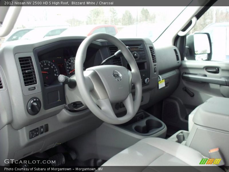  2012 NV 2500 HD S High Roof Charcoal Interior