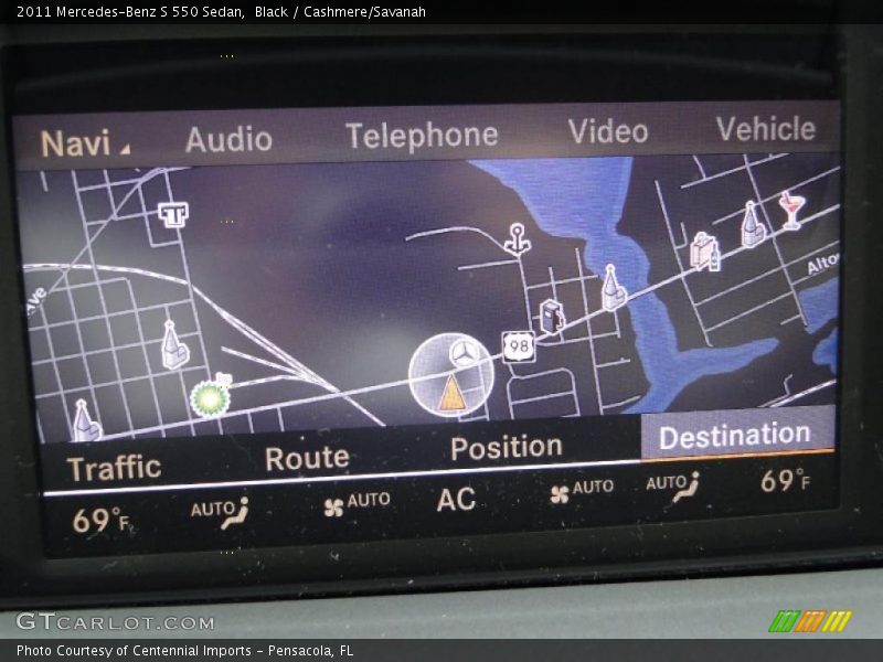 Black / Cashmere/Savanah 2011 Mercedes-Benz S 550 Sedan