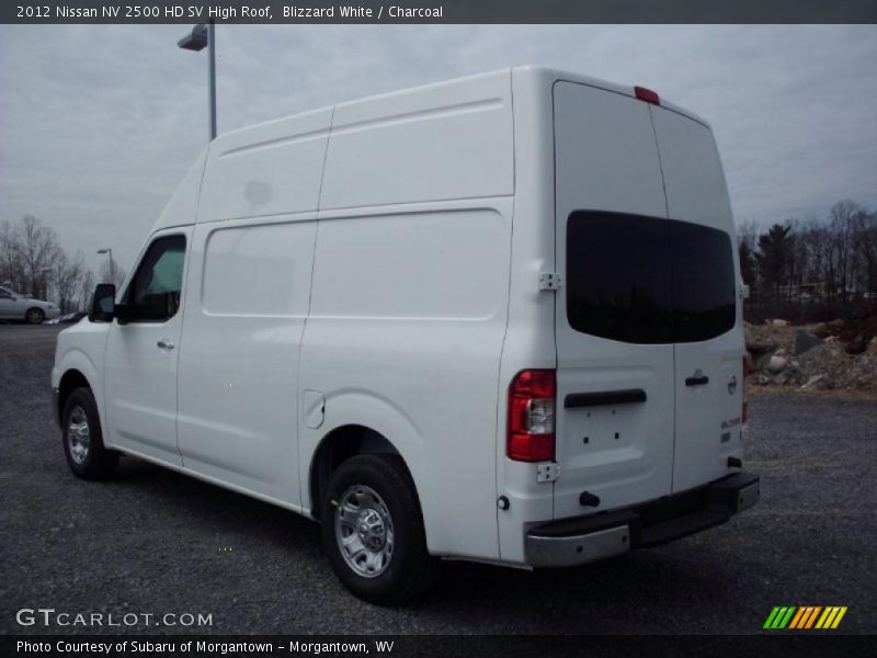 Blizzard White / Charcoal 2012 Nissan NV 2500 HD SV High Roof