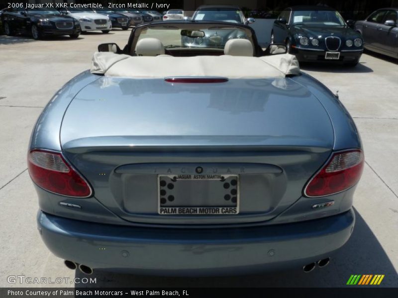 Zircon Metallic / Ivory 2006 Jaguar XK XKR Convertible