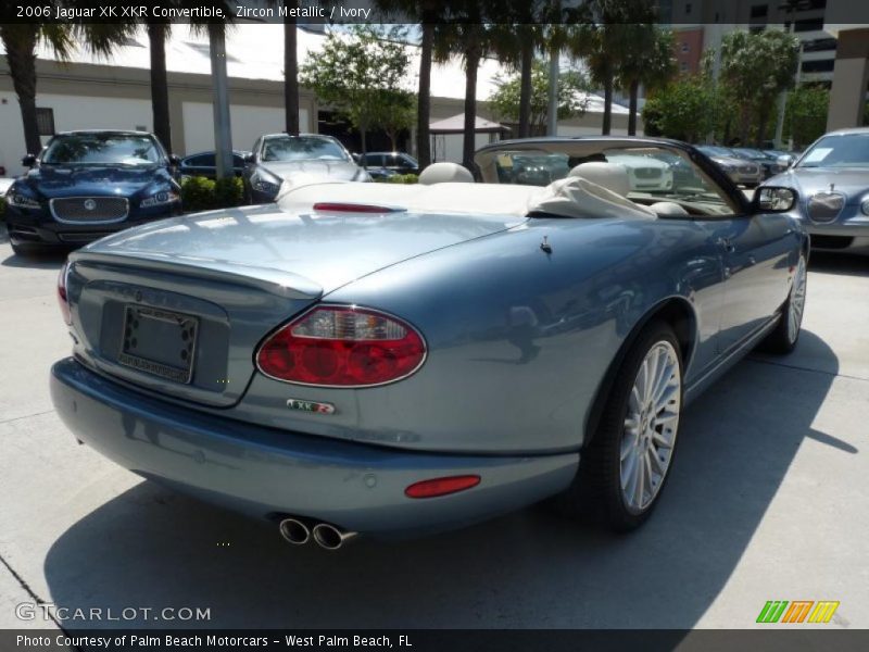 Zircon Metallic / Ivory 2006 Jaguar XK XKR Convertible
