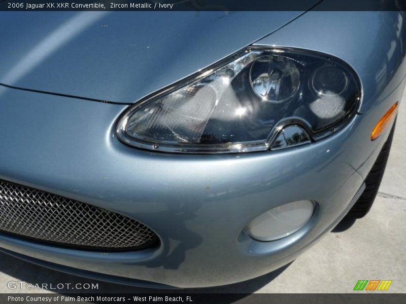 Zircon Metallic / Ivory 2006 Jaguar XK XKR Convertible