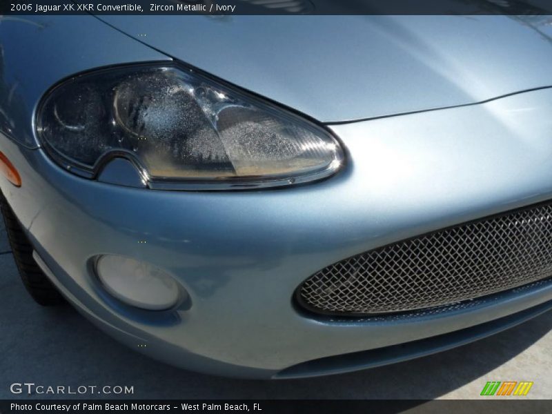 Zircon Metallic / Ivory 2006 Jaguar XK XKR Convertible