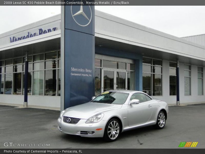Mercury Metallic / Ecru/Black 2009 Lexus SC 430 Pebble Beach Edition Convertible
