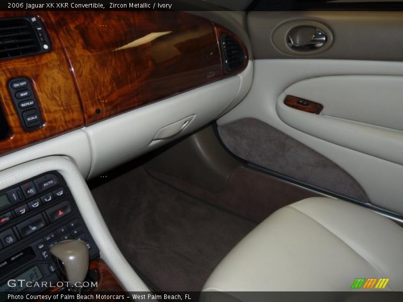 Zircon Metallic / Ivory 2006 Jaguar XK XKR Convertible