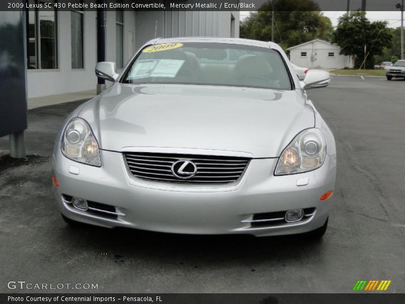 Mercury Metallic / Ecru/Black 2009 Lexus SC 430 Pebble Beach Edition Convertible