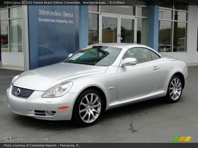 Mercury Metallic / Ecru/Black 2009 Lexus SC 430 Pebble Beach Edition Convertible