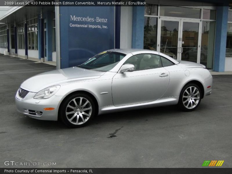 Mercury Metallic / Ecru/Black 2009 Lexus SC 430 Pebble Beach Edition Convertible