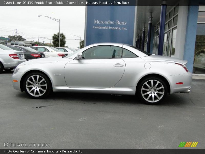 Mercury Metallic / Ecru/Black 2009 Lexus SC 430 Pebble Beach Edition Convertible
