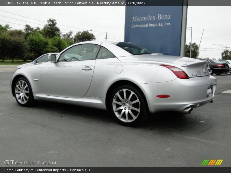 Mercury Metallic / Ecru/Black 2009 Lexus SC 430 Pebble Beach Edition Convertible
