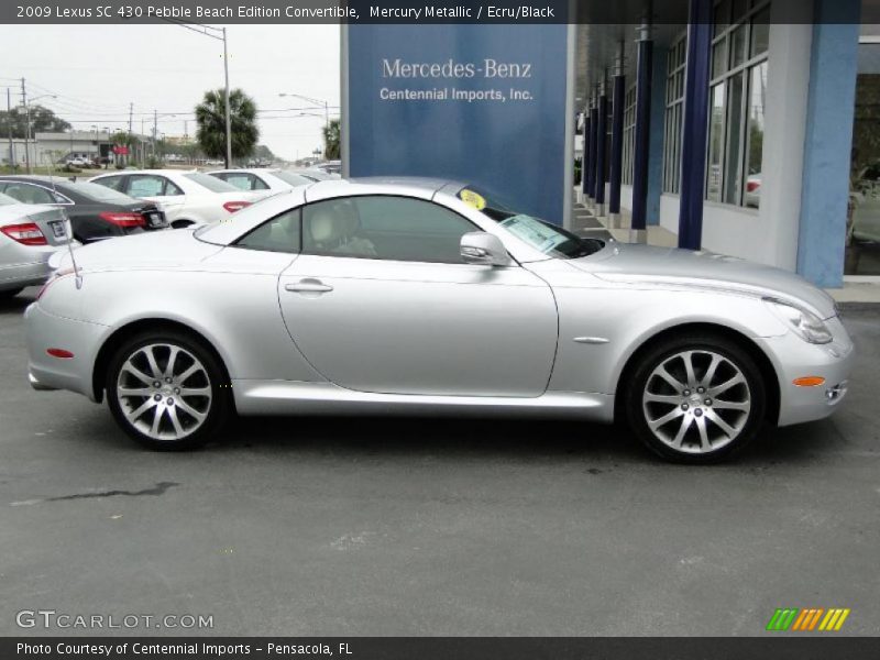 Mercury Metallic / Ecru/Black 2009 Lexus SC 430 Pebble Beach Edition Convertible