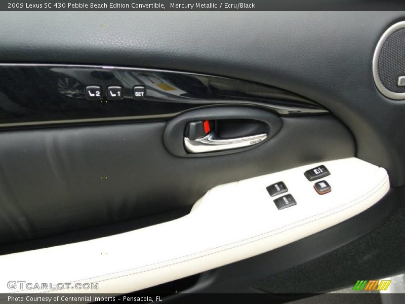 Mercury Metallic / Ecru/Black 2009 Lexus SC 430 Pebble Beach Edition Convertible