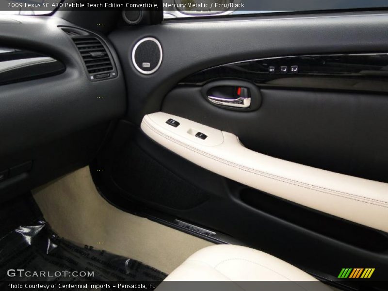 Mercury Metallic / Ecru/Black 2009 Lexus SC 430 Pebble Beach Edition Convertible