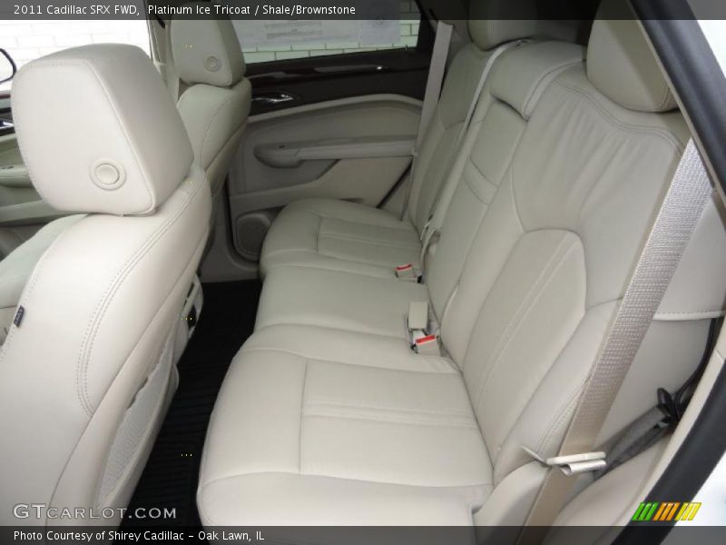 Platinum Ice Tricoat / Shale/Brownstone 2011 Cadillac SRX FWD