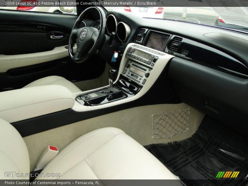 Mercury Metallic / Ecru/Black 2009 Lexus SC 430 Pebble Beach Edition Convertible