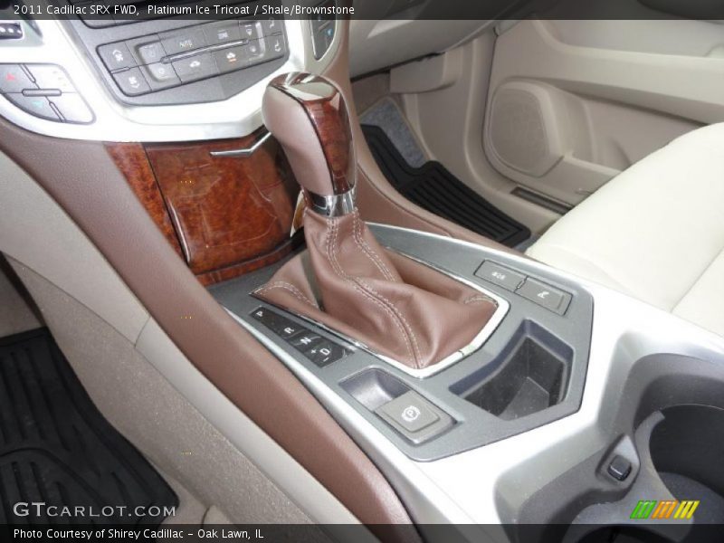 Platinum Ice Tricoat / Shale/Brownstone 2011 Cadillac SRX FWD
