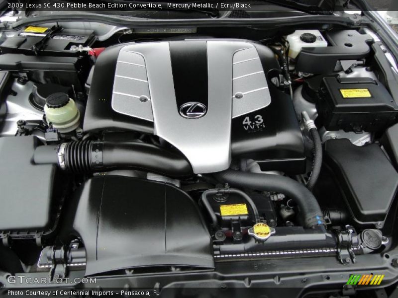  2009 SC 430 Pebble Beach Edition Convertible Engine - 4.3 Liter DOHC 32-Valve VVT-i V8