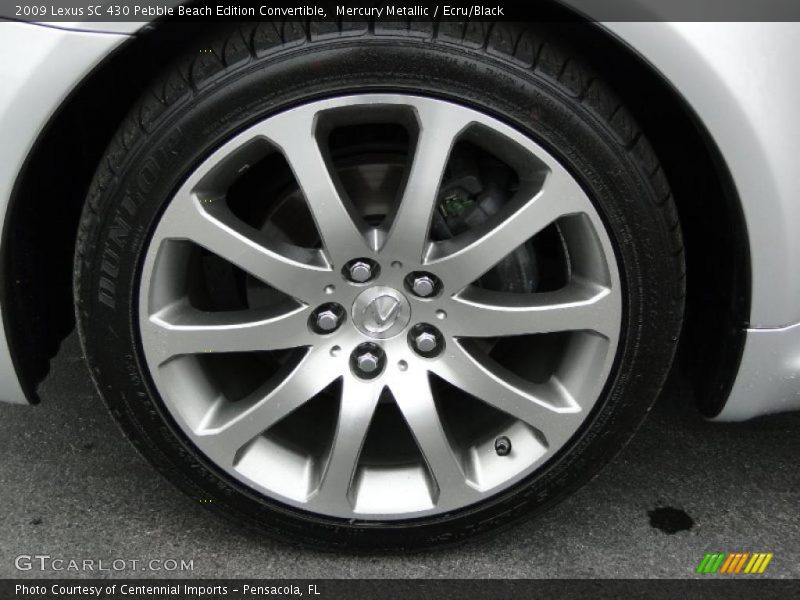  2009 SC 430 Pebble Beach Edition Convertible Wheel