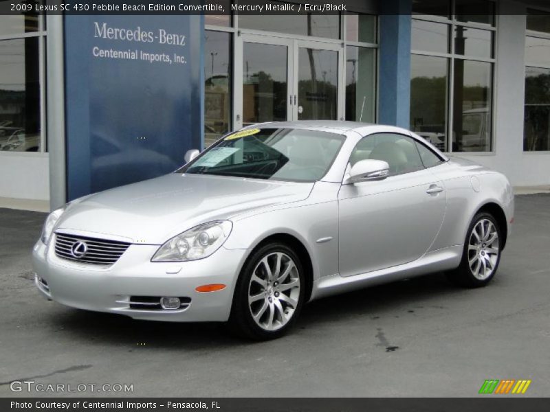Mercury Metallic / Ecru/Black 2009 Lexus SC 430 Pebble Beach Edition Convertible