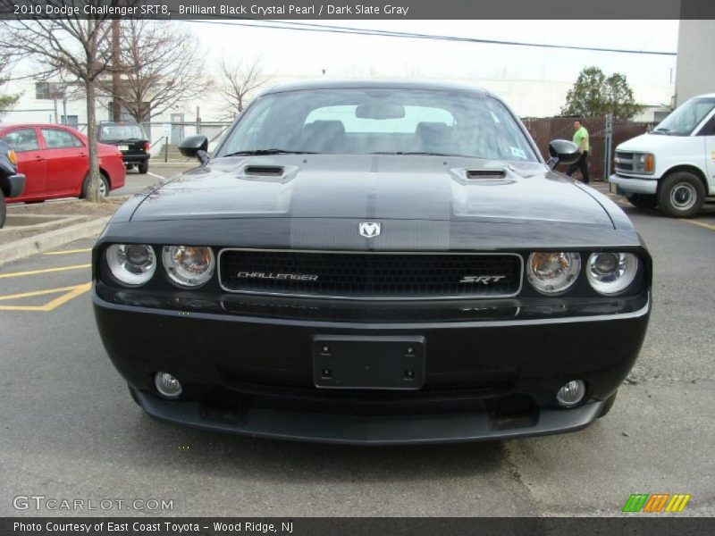 Brilliant Black Crystal Pearl / Dark Slate Gray 2010 Dodge Challenger SRT8