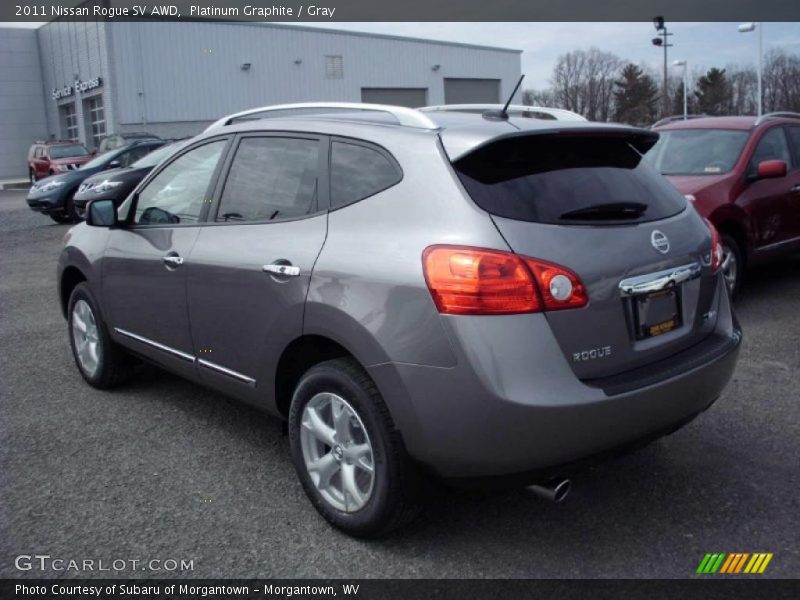 Platinum Graphite / Gray 2011 Nissan Rogue SV AWD